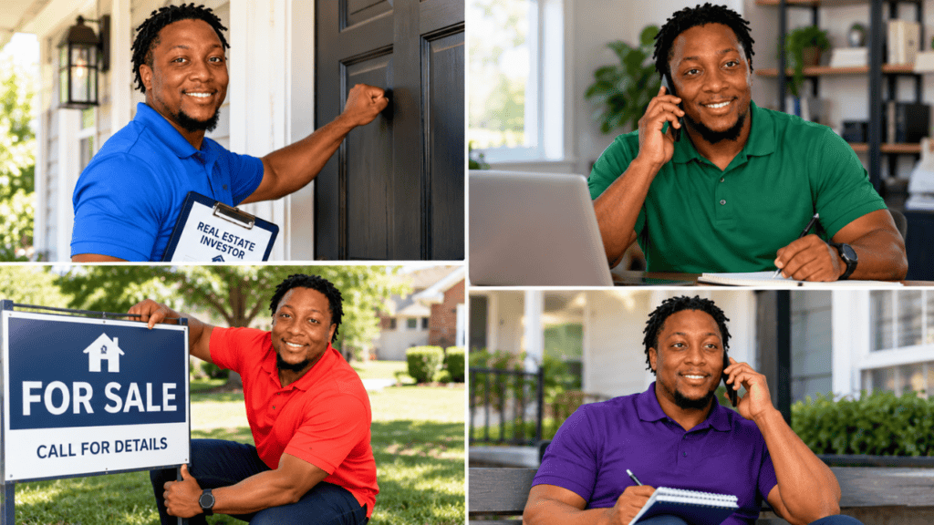Real estate investor generating leads through sweat equity