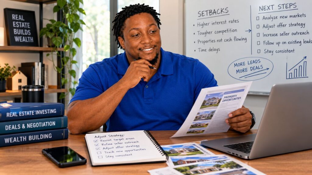 Real estate investor learning from failure